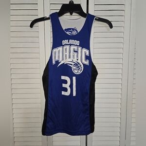 Orlando Magic Boy's M Reversible Blue and Black Jersey NEW